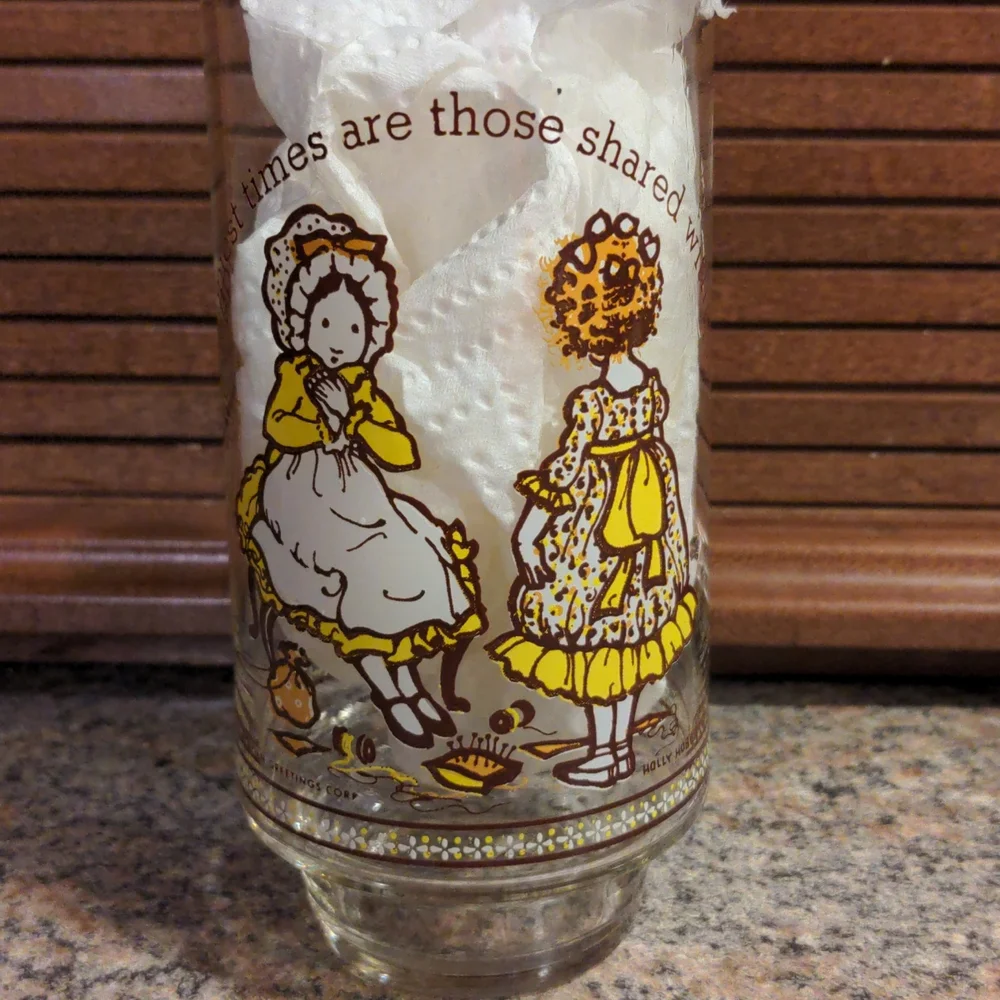 Vintage Holly Hobbie Limited Edition Coke Collectors Glasses- Set of 5